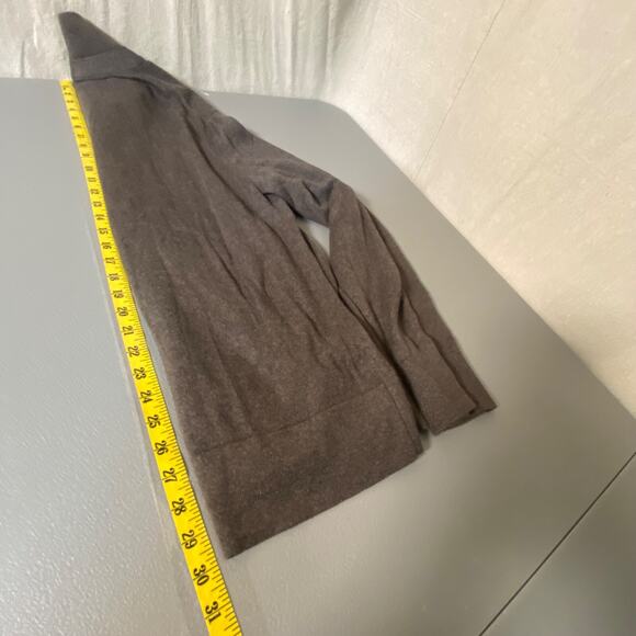 Banana Republic Mens Zip Up Cardigan Size Large Buckle Neck Sweater Neutral Prep - Picture 8 of 10